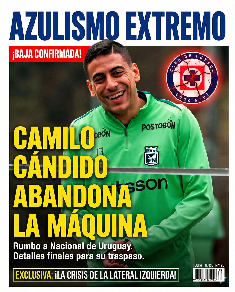 Camilo Cándido y su representante están a detalles de cerrar su pase a Nacional, Cándido viajará a Uruguay a realizar exámenes médicos.
