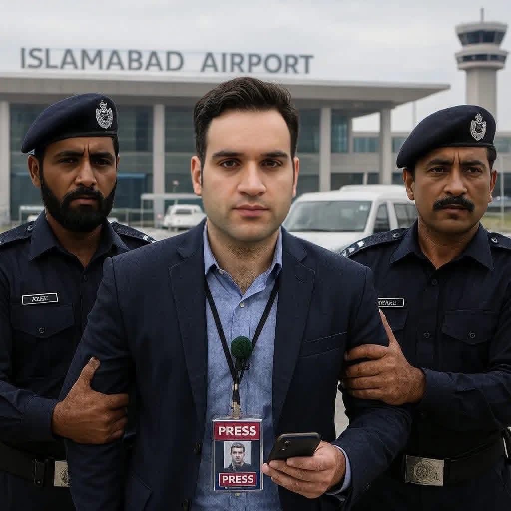 SmIbrahimAdv1's tweet photo. اسلام آباد میں نڈر وکیل ایمان مزاری ایڈووکیٹ اور ہادی ایڈووکیٹ کی گرفتاری اور کشمیری صحافی سراب برکت کی مسلسل قید، آزادیٔ اظہار اور قانون کی تضحیک ہے۔
اختلافِ رائے جرم نہیں!
#ReleaseImanMazari #ReleaseSarabBarkat #FreeSpeech #HumanRightsViolations https://t.co/xaJOvrMejF