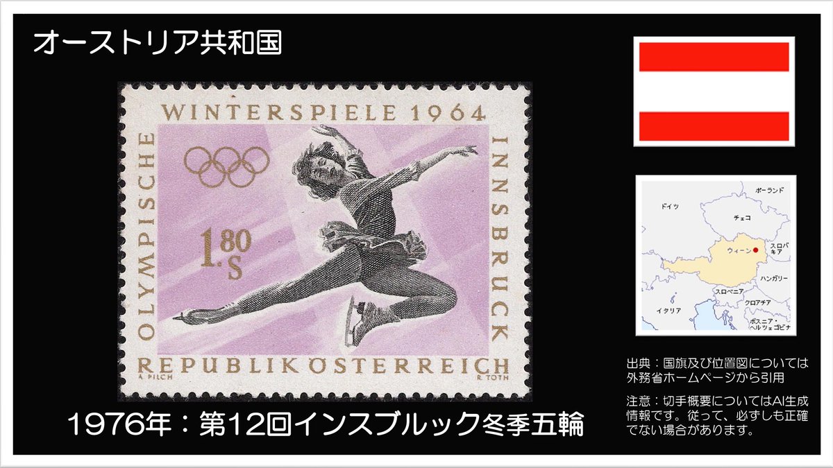 外国切手 オリンピックシリーズ 🥇2026ミラノ・コルティナオリンピック🥇 🥈2026年2月6日開催