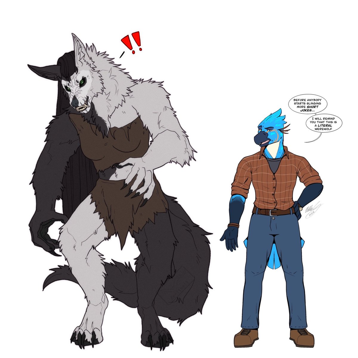 No, she will NOT grab that thing off the top shelf for you, Tamarack!

A very fun meme collab with my homie @/Creekdraws.