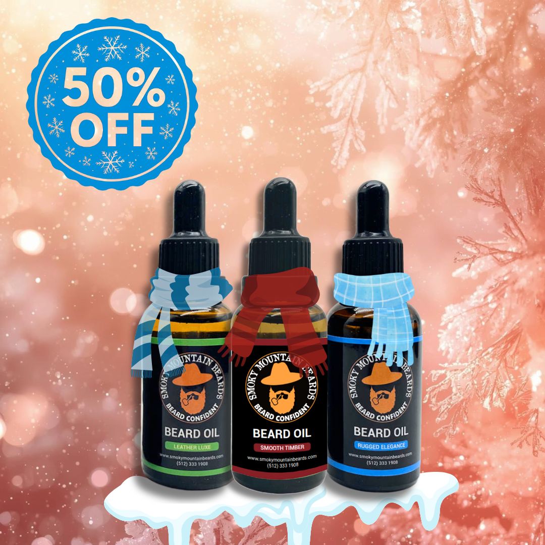 Your beard is DRY. We have the solution.
50% OFF all beard oils this week only.
Stop the itch. Stop the flakes. Keep your beard legendary.
Sale ends in 7 days 👇
bit.ly/smokymountainb…