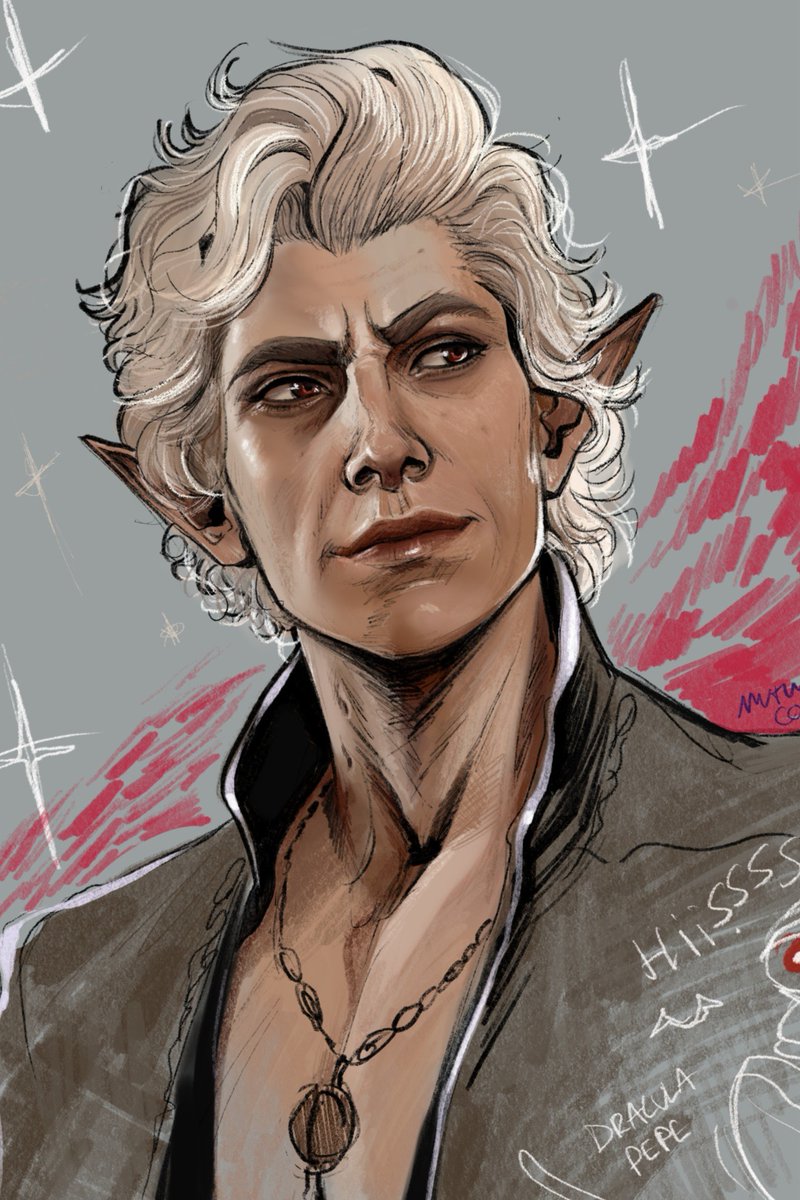 MUTUALCOMBATART's tweet image. astarion study
#bg3