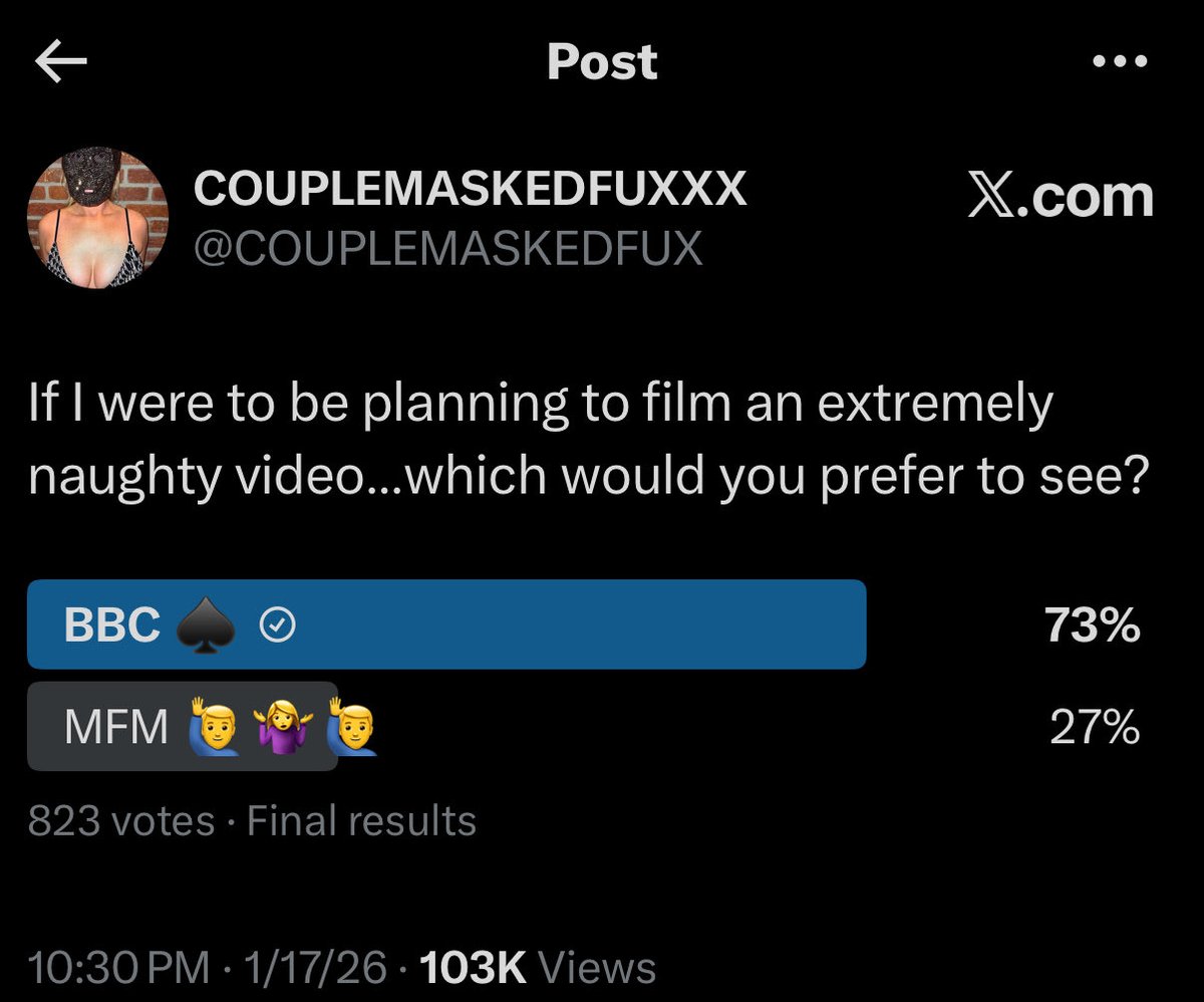 COUPLEMASKEDFUXXX tweet media