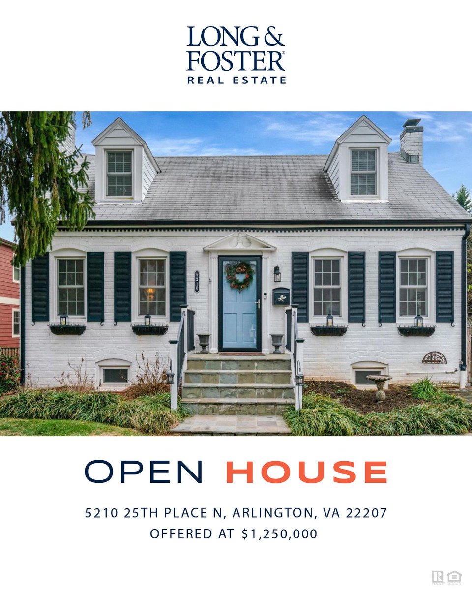 LMensing's tweet photo. Open House today 2:00–4:00 PM in Arlington. Come by before the snow hits.❄️❄️

Beautifully updated Cape Cod with 3 BR, 2.5 BA, open floor plan, screened-in porch, fenced yard, patio, and shed. Located in the Yorktown neighborhood off N. George Mason.

https://t.co/tkek2EesRl https://t.co/j8lUbdgqpm