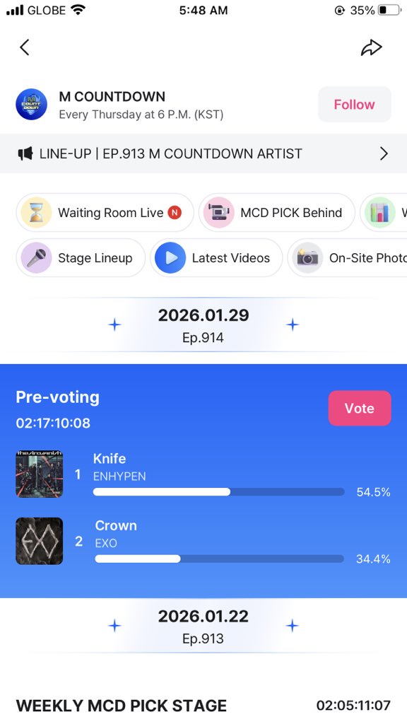 WEAREONEunited_'s tweet image. EXO Ls, In Order to win M countdown we need to win Pre Voting and Live voting too. 

Our SNS TikTok points is not doing well, Please Upload more videos on TikTok using “Crown” Official Audio. Stream Crown on all streaming Platform (Spotify, Apple Music, Genie, Bugs, Flo) 

Please…
