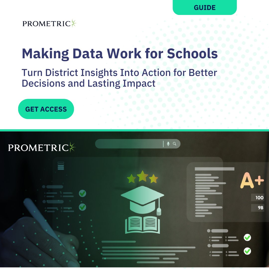 PrometricK12's tweet image. 🛑 Don't just collect data 💥 Start acting! Grab the guide to make data work for your district:
brnw.ch/21wZlGE