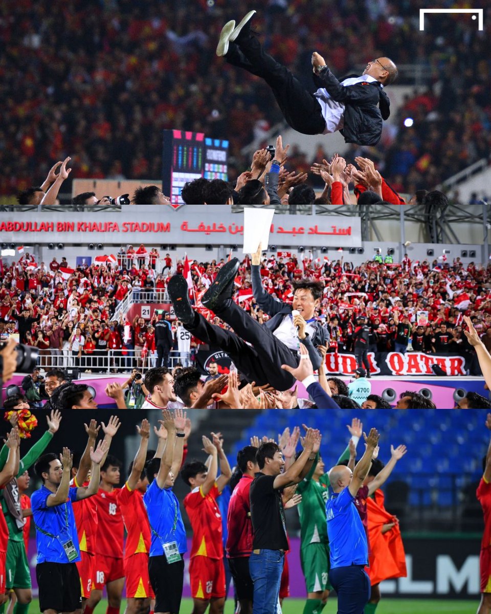 VIETNAM GILA!

Bungkam Korea Selatan via adu penalti pada perebutan tempat ketiga

Hanya ada 2 negara ASEAN yang mampu menembus 4 besar Piala Asia U-23

2018: Vietnam (2nd)

2024: Indonesia (4th)

2026: Vietnam (3rd)