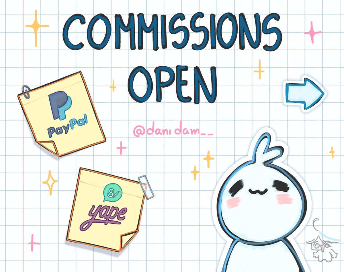 DaniDam__'s tweet photo. ✨️           COMISIONES ABIERTAS               ✨️
•Escríbeme por DM si estás interesado  ✉️<(^-^<)
•Detalles en el siguiente comentario  ⤵️ https://t.co/xvhGskO52t