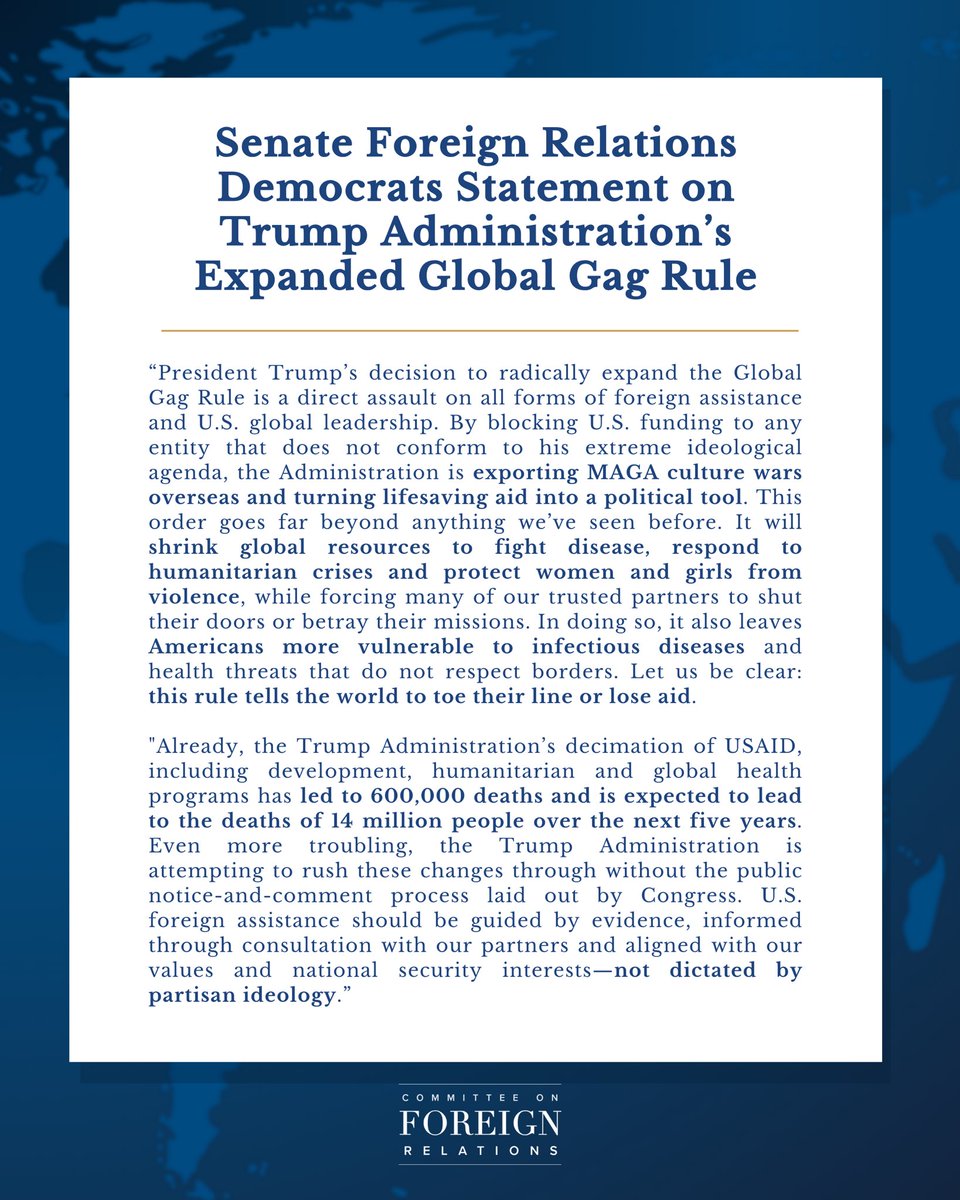 Senate Foreign Relations Committee tweet media