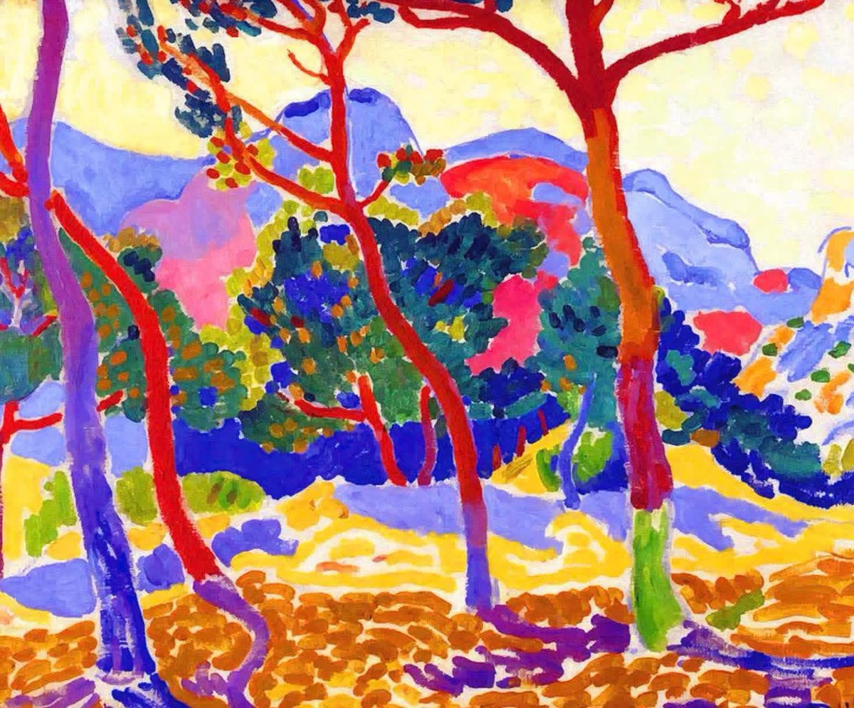 André Derain (1880-1954) French
The trees, 1906
Oil on canvas
60 x 72 cm