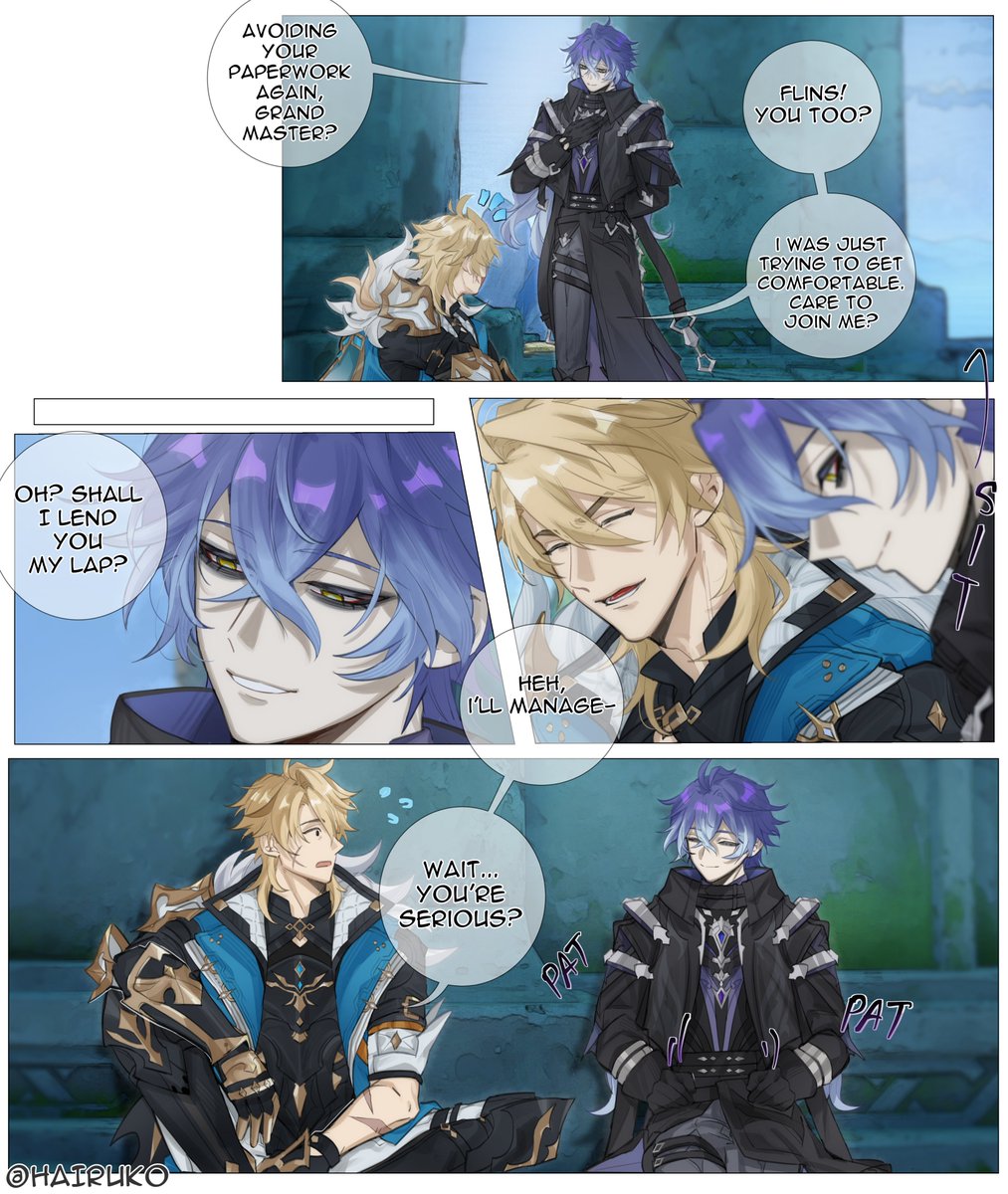 Hairukon's tweet image. naptime 😴💤
#varflins #knightlight