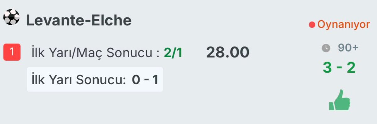 analysisdays's tweet image. 🎯 28.00 ORANLI GERİ DÖNÜŞ: VERİ ANALİZİ! 🚀

Levante - Elche maçında oran analizimiz "Sürpriz 2/1" dedi, sahada tarih yazıldı! 🔥

✅ IY: 0-1 / MS: 3-2 💰 Oran: 28.00

Şansa değil, rakamların gücüne güvenenler kazandı! 🍀💰 Detaylar sitemizde.
#VeriAnalizi #AnalizGünü