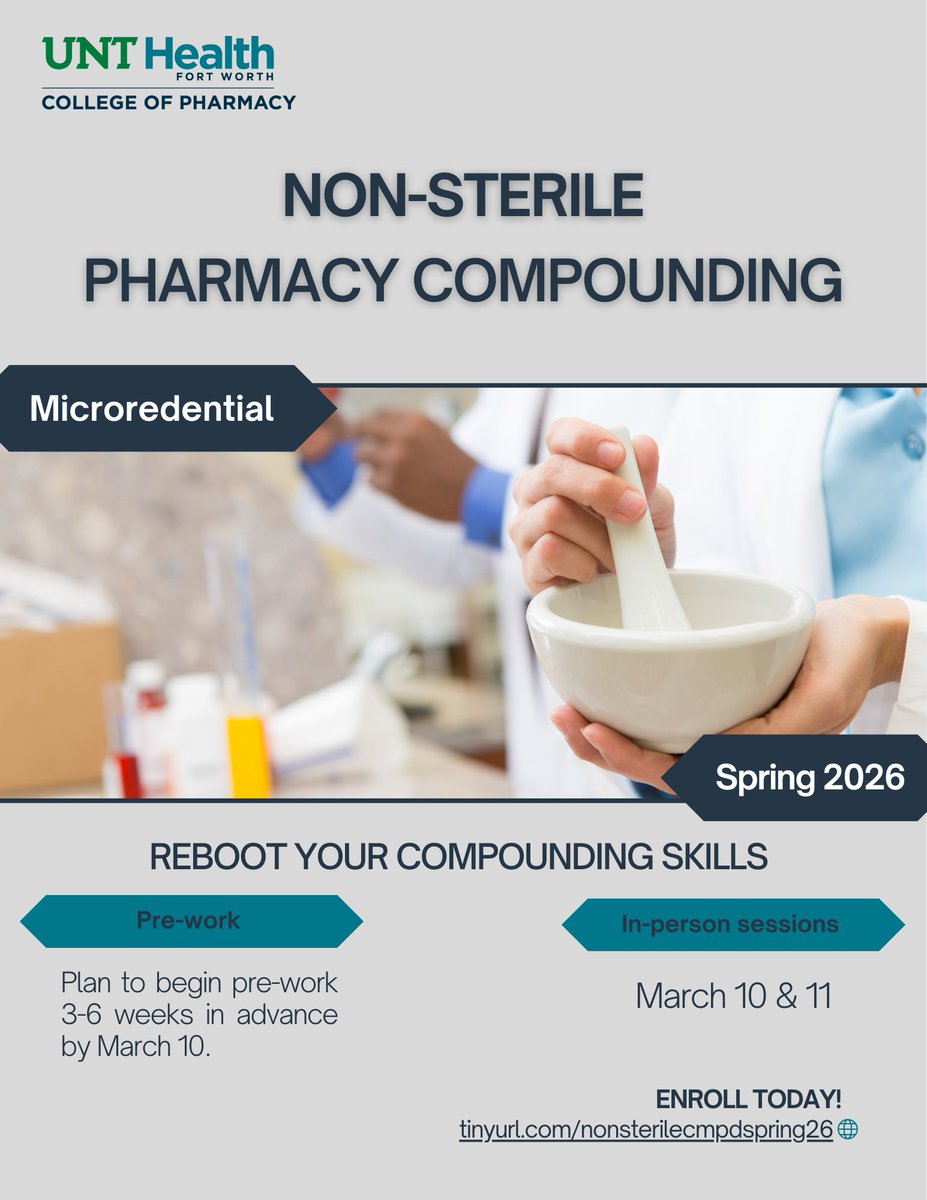 UNT Health College of Pharmacy tweet media