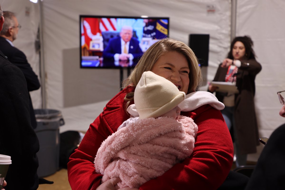 RepKatCammack's tweet image. Proud to join @SpeakerJohnson, @VP JD Vance, and my Republican colleagues, but most of all, my husband Matt and baby Auggie, at the 53rd March for Life. The pro-life movement is strong, compassionate, and focused on protecting the most vulnerable. As Co-Chair of the Pro-Life…