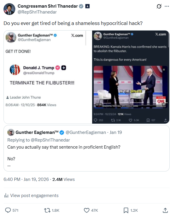 Congressman Shri Thanedar tweet media