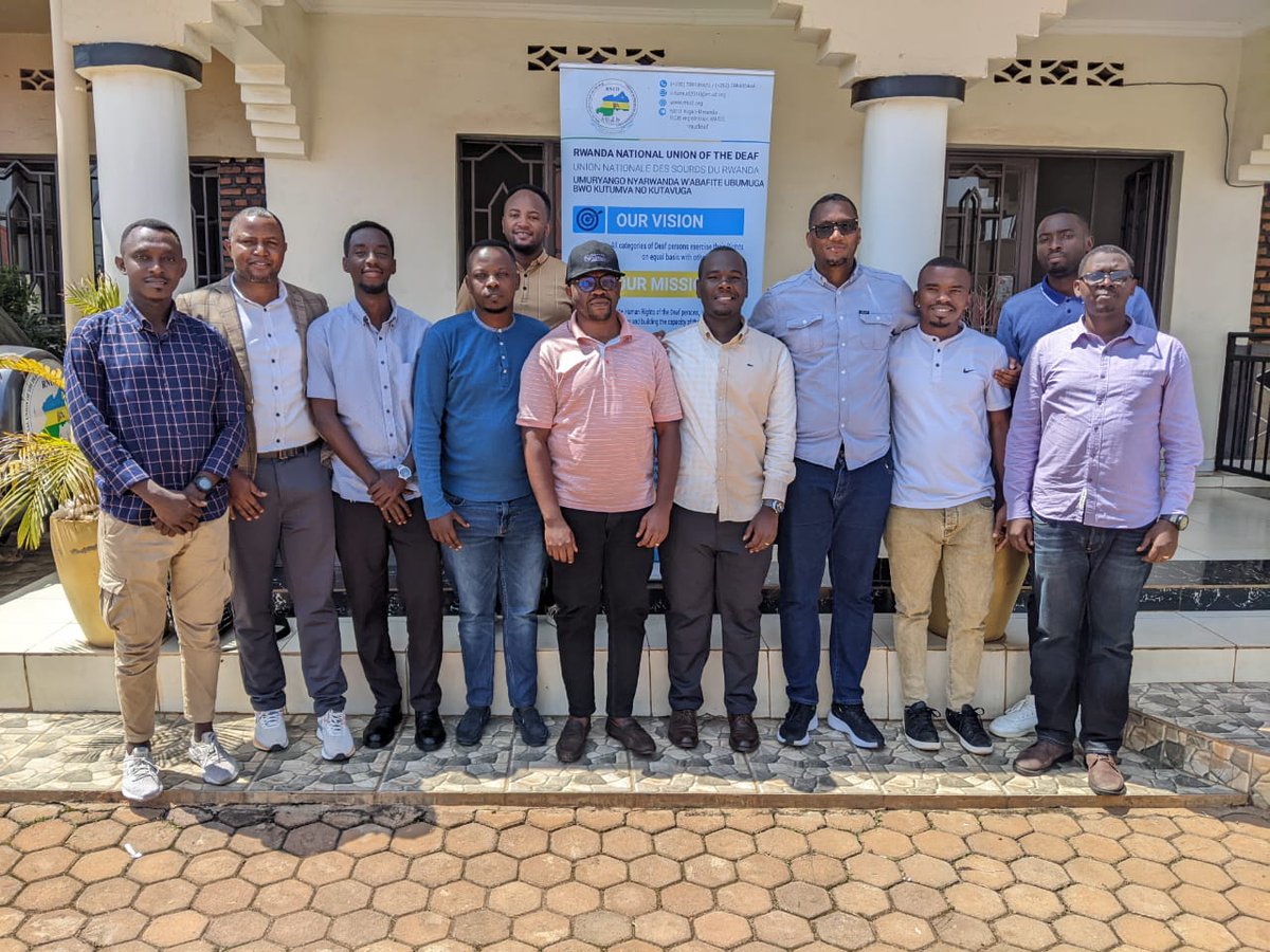 rnudeaf's tweet photo. At the @rnudeaf office  in partnership with At the @rnudeaf office  in partnership with #chanceforchildhood, RNUD concluded a two-day workshop under the #RISEProject focused on updating the Rwandan Sign Language Teaching Manual.
.
@ncpdrwanda https://t.co/xsghGld4xk