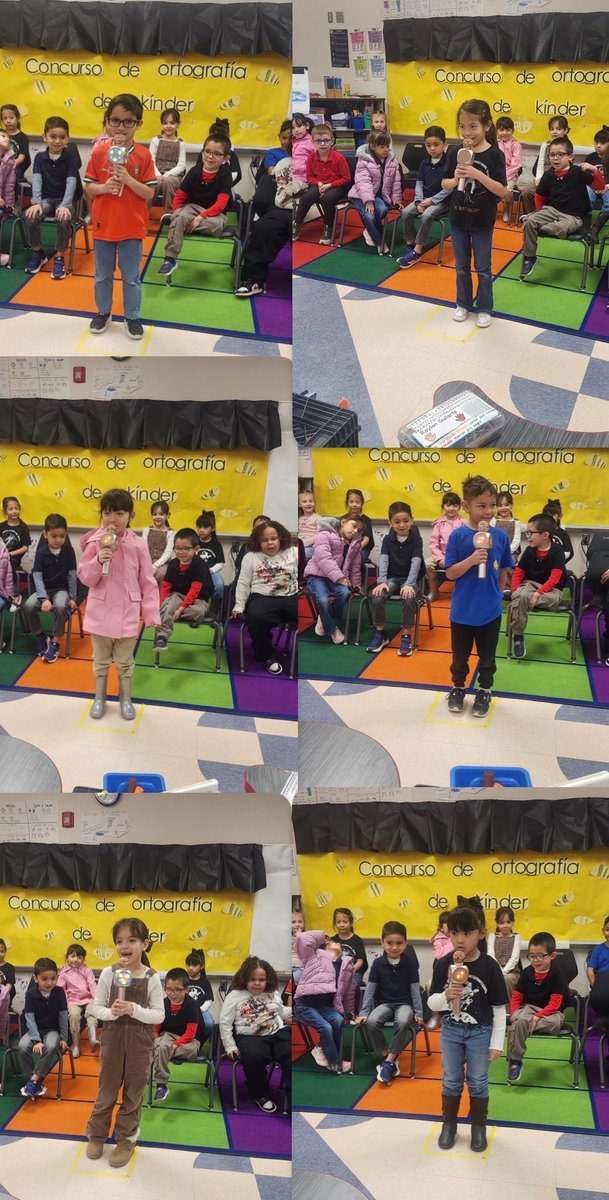 Mraya112's tweet photo. ¡Nuestros estudiantes de kínder brillaron en su concurso de ortografía! 🐝📚 Muy orgullosos de su esfuerzo y valentía. #Kínder #SpellingBee @RELWashingtonES https://t.co/xYVT7VvN5h