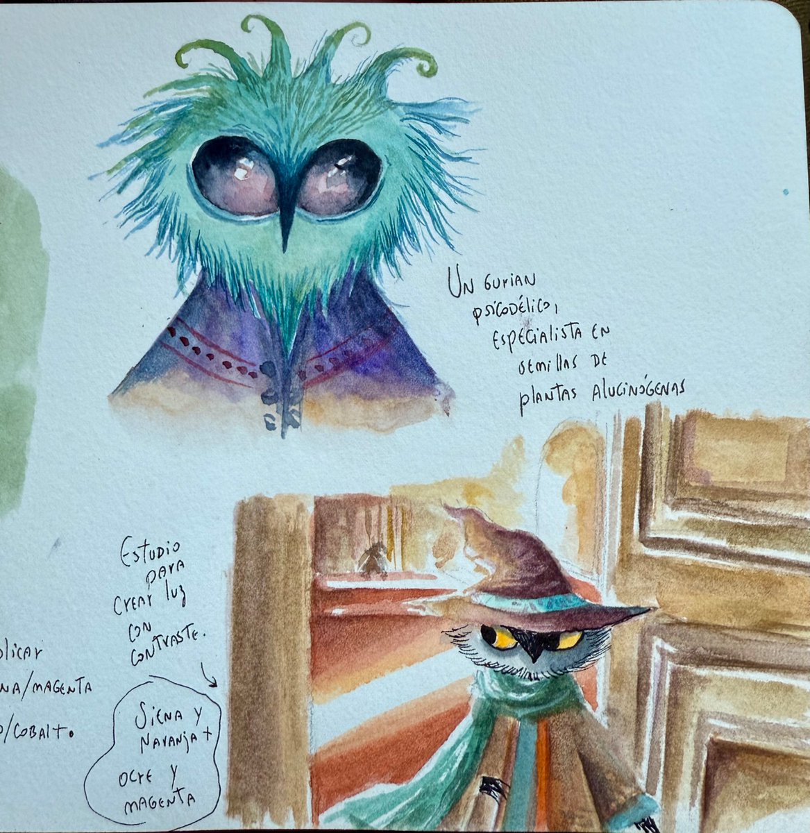 BrujaNumi's tweet image. Me gustó este diseño de gurian especialista en plantas alucinógenas. Abajo, mi personaje parece haberse metido en una situación seria.