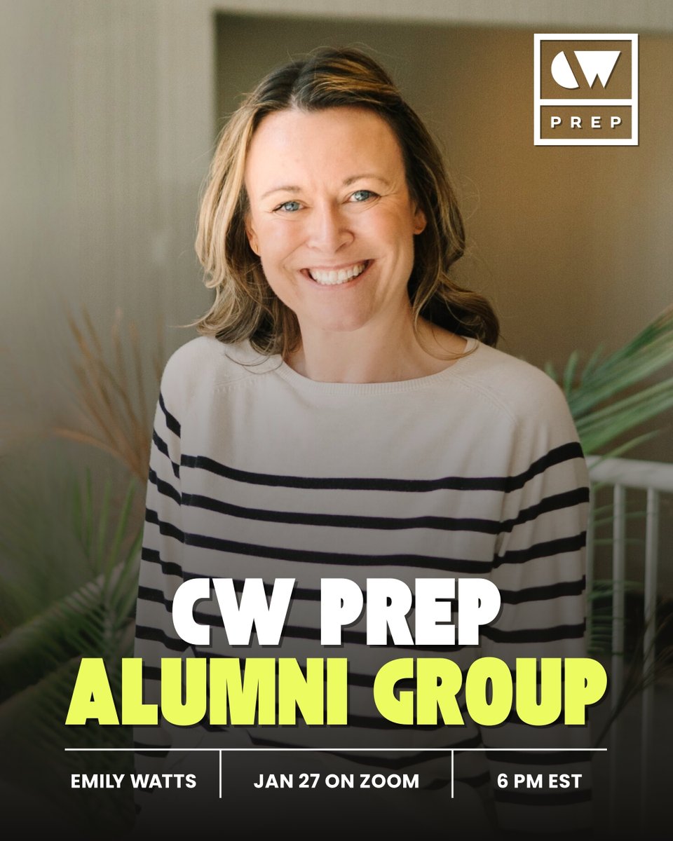 CW_Prep's tweet image. 📢 Calling all CW PREP alumni! 📢 
 
Don’t miss our virtual Alumni Processing Group on January 27 at 6:00 PM EST, hosted by CW PREP Site Coordinator, Emily Watts, MSSW. 

Register now by completing the form below! ⬇️ 

forms.office.com/pages/response…
