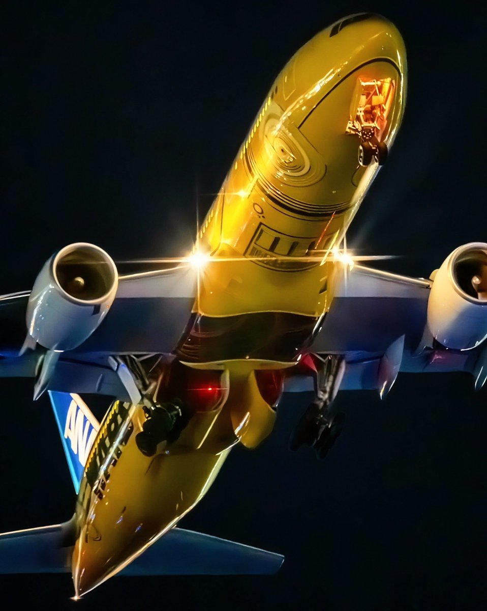 douglasdc1040's tweet image. 福岡空港RWY16Lから羽田へ向けて離陸したC3POジェットです😉
#ソラマニ_ヒコーキ