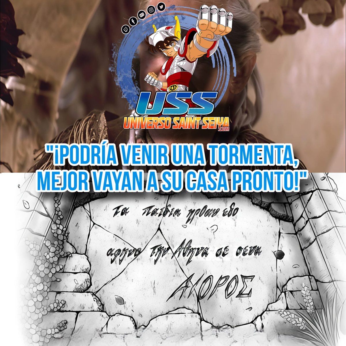 Me complace informarles que tenemos la bomb... Err, es decir, el rumor para el próximo programa para nuestros mecenas de Universo Saint Seiya. ¡Y vaya qué cosas! 🤯 Me ha sorprendido. ¡Estén pendientes del próximo "Chismes desde el Santuario" con <a href="/HasgardDivx/">Hasgard Tauro</a> y quien escribe esto
