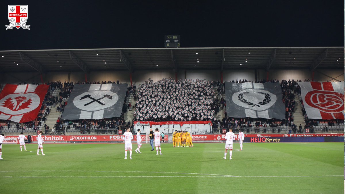 SebJanodet's tweet photo. A l’étranger, je n’ai pu suivre le match mais je découvre le résultat avec tristesse et je lis les tweets des uns et des autres.
Il semblerait que le meilleur se résume au tifo des SFC. Et qu’hélas on va trembler en 2026…😰 💪
#ASNLRAF #ASNL https://t.co/SmXR8NQIf5