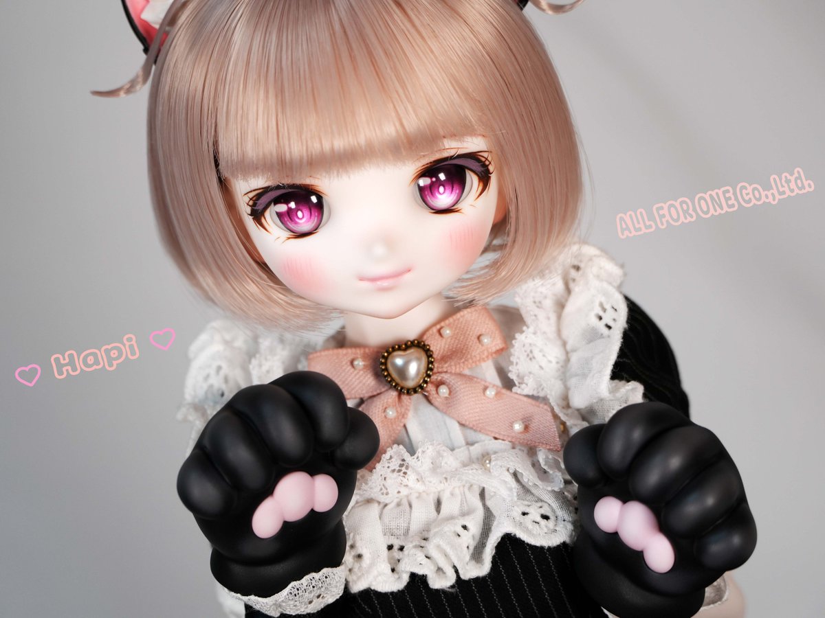 皆様こんにちは😄
画像の子は cherie /シェリーメイクの ＃cherie88020338
『はぴ/Hapi』ちゃんです💕
4月19日（日）開催の I・Doll West VOL.43 に出展いたします🎊
#ALL_FOR_ONE_Doll 
アイドール大阪では✨