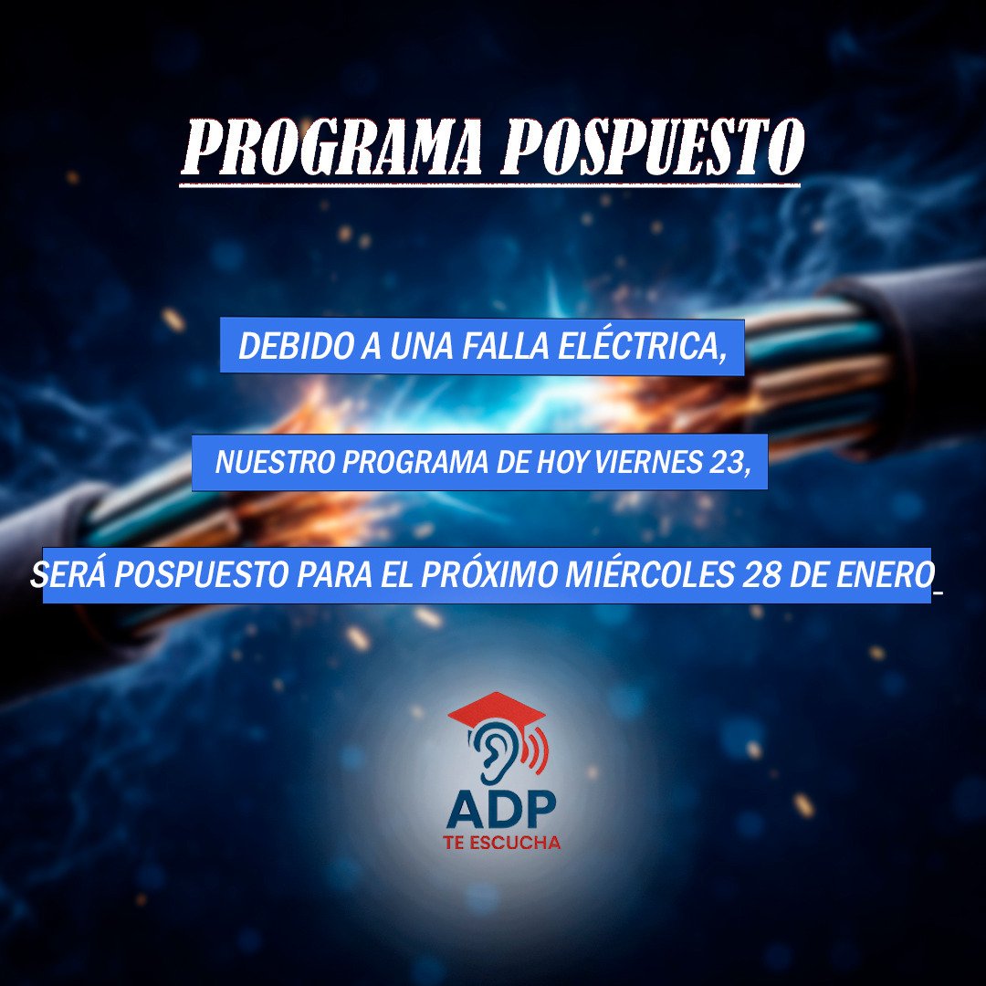 Atención a todos y todas
#ADPTeEscucha
#LaVozDocenteMedia