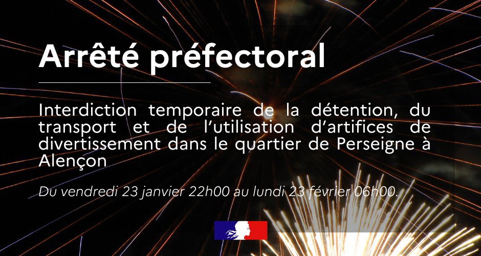 Image de Préfet de l'Orne - #securite | Afin de garantir la sécurité des personnes et des biens,
❌ l’achat, la vente, la cessio