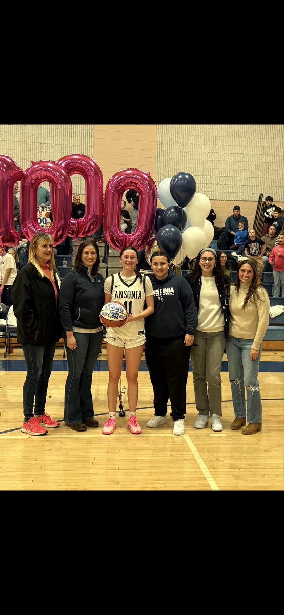 Ansonia 52 St Paul 29.  Darnaija Cooks led all scorers with 21 pts, Jennifer Palmer 15 pts.  Weston Ahearn had 6 pts and becomes the 8th female to score 1000 pts in program history.  Chargers are 12-1 #ctgb