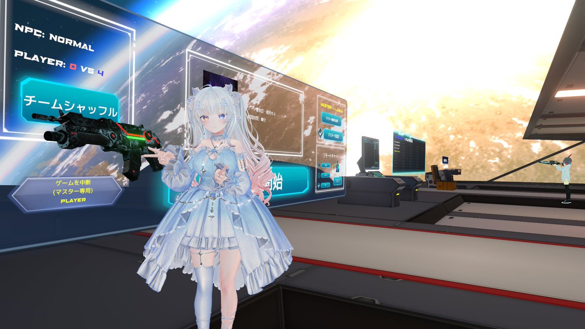 LINN_Game's tweet image. 昨日はBFっぽいワールドを遊んだ後にグループでかくれんぼした🙂
#VRChat