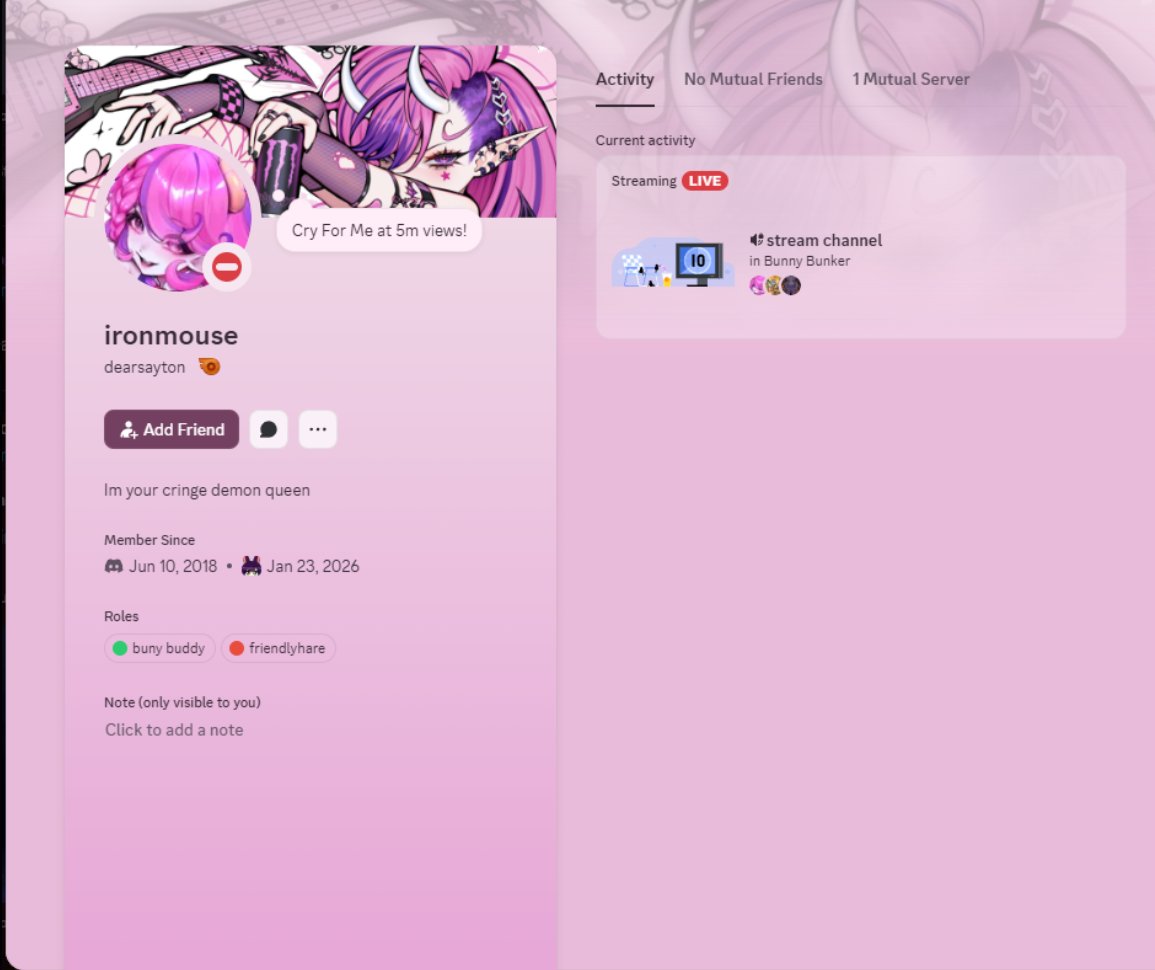 ironmouse's tweet image. If you encounter this individual this is not me please report for impersonation. This is someone using an ai voice changer pretending they are me. The fact that they are going around on discord and twitch taking advantage of other streamers is gross.
