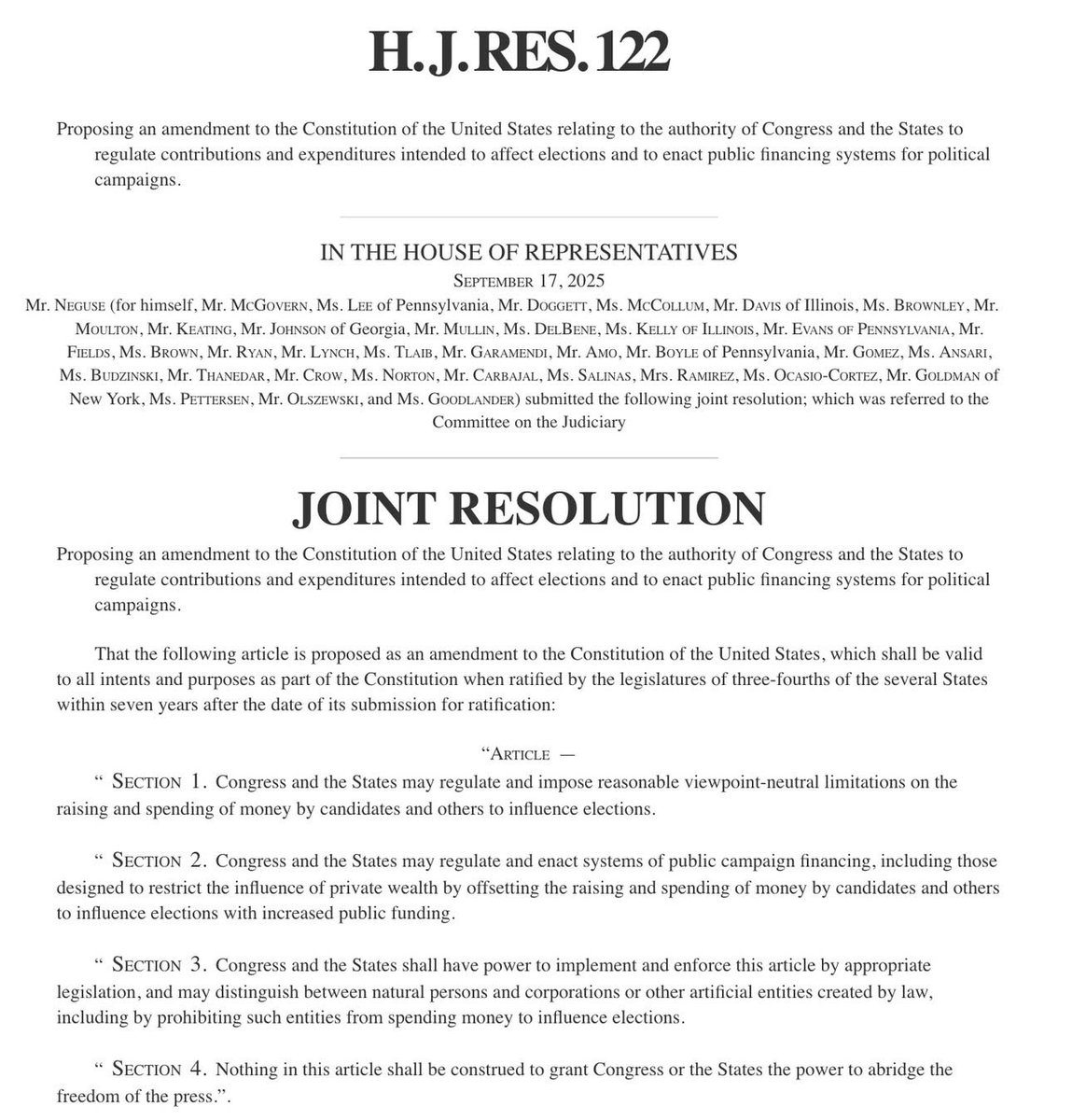 allenanalysis's tweet image. 🚨 BREAKING: Rep. Jason Crow is calling for a constitutional amendment to overturn Citizens United.

Translation: no more unlimited corporate cash flooding elections like it’s legal bribery.

If democracy is for sale, it’s not democracy.
