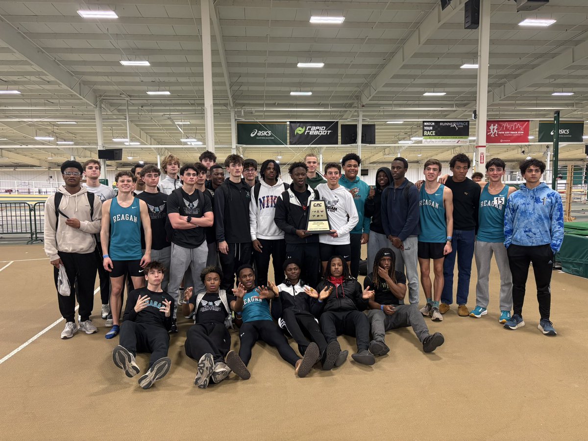 TF_Reagan's tweet photo. 🏆 Reagan Track &amp; Field Conference Champions (Boys &amp; Girls) 🏆

This was a total team win.
Every point. Every race. Every throw. Every jump. Every effort mattered.

Proud of how our athletes competed, supported each other, and represented our program the right way. https://t.co/6gLPMoD8mY