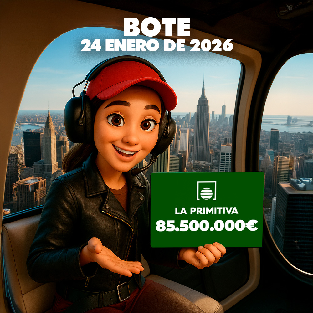 Sorteazo increíble de 85.5 Millones de euros! ¿Juegas? 🤑

Puedes jugar desde nuestra web:
loteriacastillo.com/nw-primitiva

#LaPrimitiva