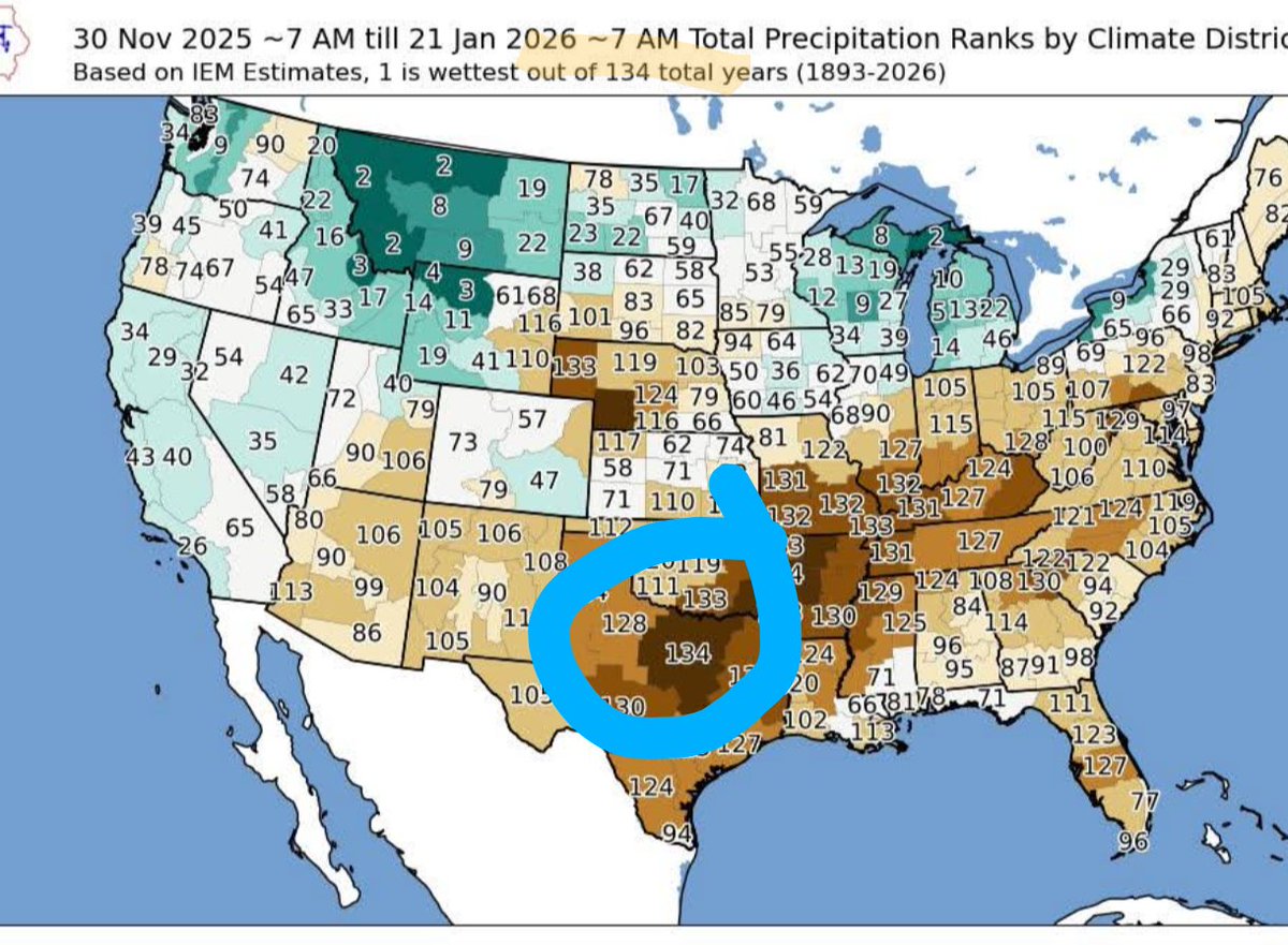 It's been dry here, really dry.  Hopefully that'll change soon. Corn planting is just few weeks away.