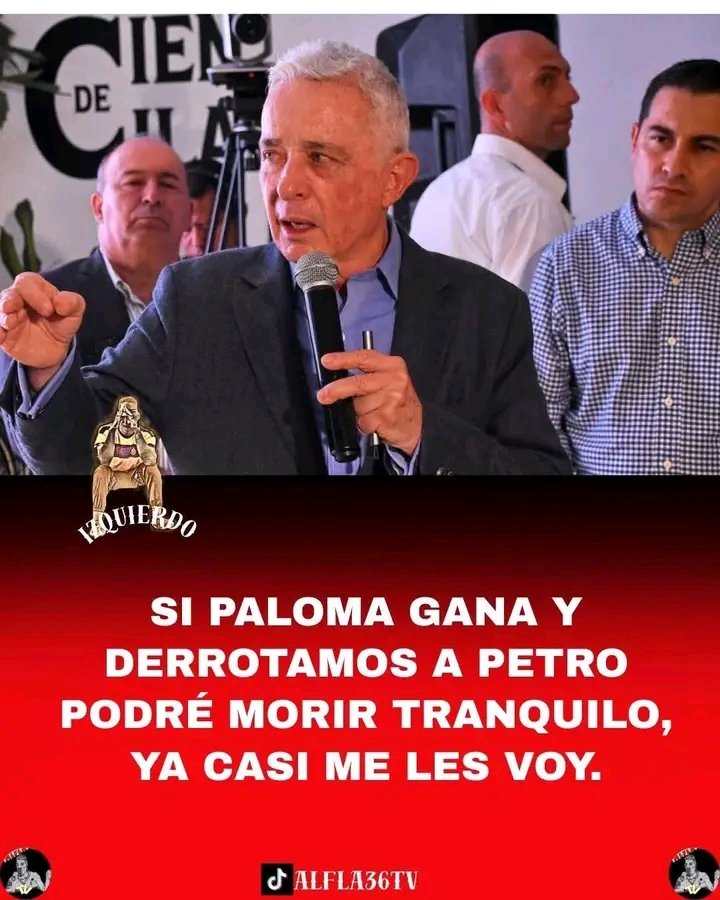 XPost1A's tweet photo. Álvaro Uribe Vélez es un demente malviviente. https://t.co/zGZXXegkAK