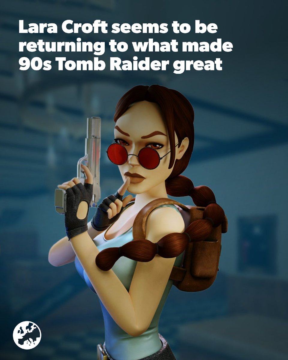 eurogamer's tweet image. In 2026, Lara Croft seems to be returning to what made 90s Tomb Raider great - and as a lifelong fan, I couldn't be more excited. bit.ly/3LPzrhS