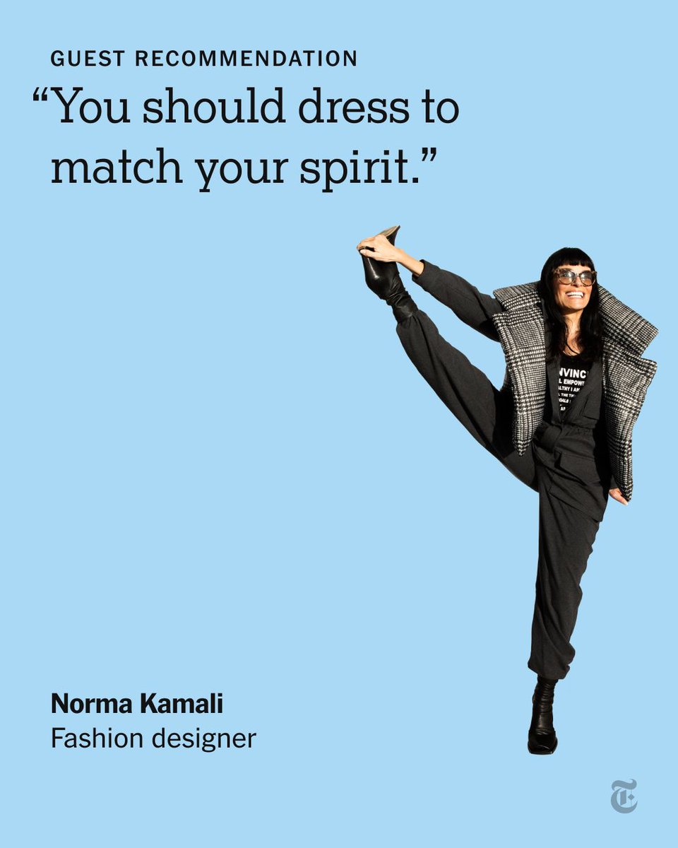 wirecutter's tweet image. At 80, fashion designer Norma Kamali is convinced that having good style boils down to a few core principles but is rooted in one key truth. Here are her tricks on how to find personal style: nyti.ms/4qzKcEb