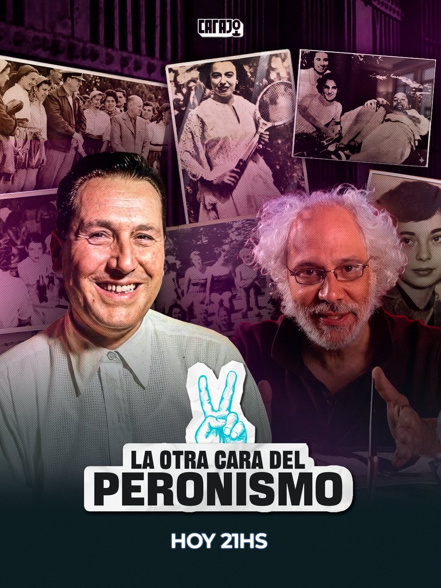 Hoy 21 hs, el Profe Recalde viene con un nuevo episodio de "La Otra Cara del Peronismo" ✍️🏻