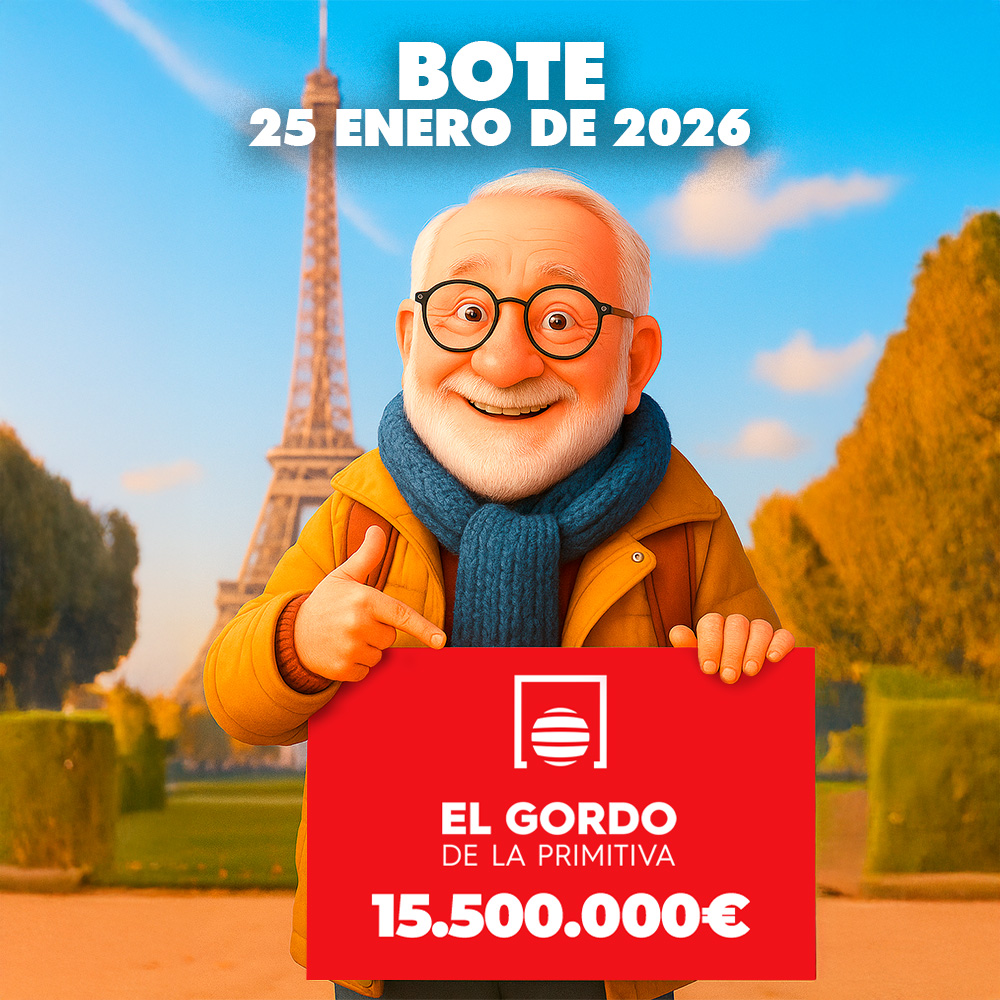 Un inolvidable viaje a Paris es posible con el sorteazo que nos trae hoy El Gordo De La Primitiva ✈️

Puedes jugar desde nuestra web:
loteriacastillo.com/nw-gordo

#ElGordoDeLaPrimitiva