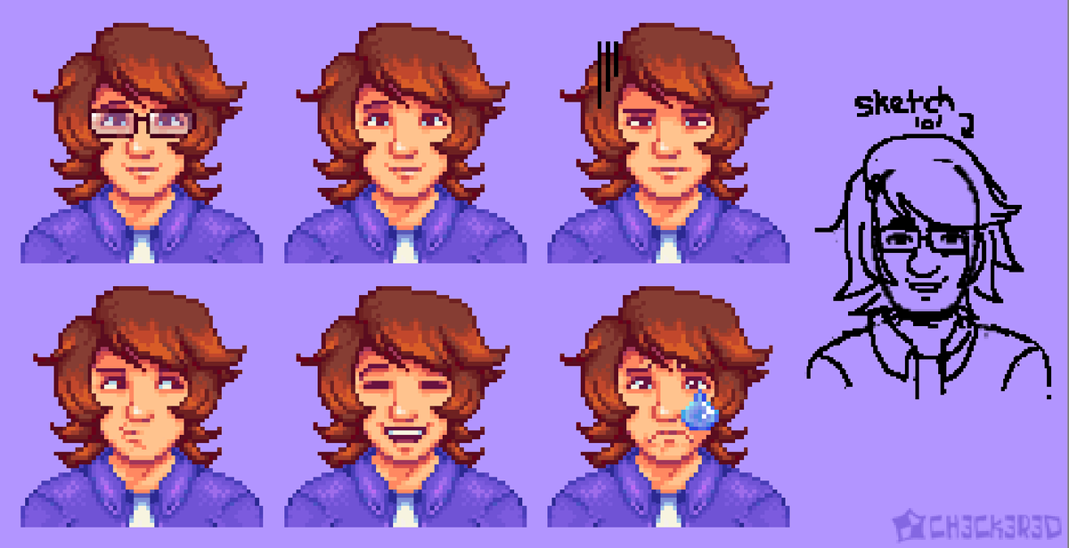 Highly reccommened drawing Stardew valley sprites of yourself ((I have no use for these))