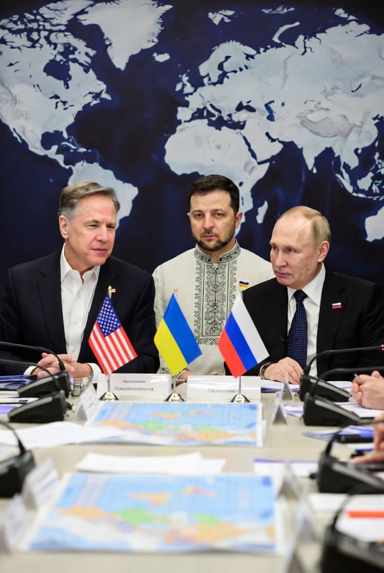 🇺🇦🔥 First-ever trilateral talks: US, Ukraine, &amp; Russia meet in Abu Dhabi to end Putin’s war! Zelenskiy joins Davos discussions amid progress hints—territorial disputes linger. Breakthrough or bluff? Like &amp; reply! #UkraineTalks #RussiaWar