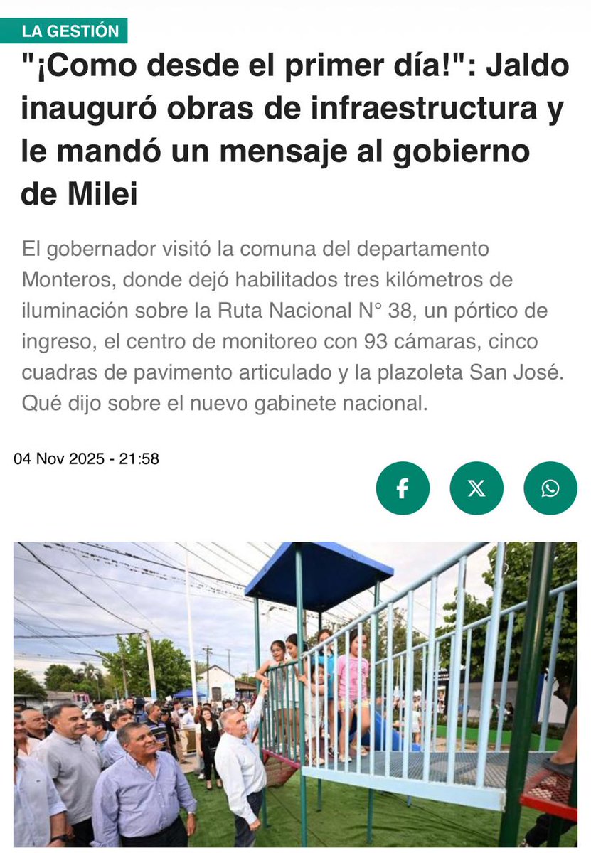 Milei ajusta, recorta y se desentiende.
En Tucumán hay un gobernador que pone al Estado al servicio de la gente, con salud pública fuerte, escuelas abiertas y seguridad en la calle. Dos modelos. Una decisión. #Tucumán