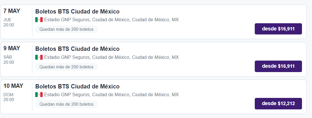Gretl_BTS's tweet photo. Como rayos es posible que StubHub tenga boletos disponibles a estas alturas @Ticketmaster_Me  somos fans no imbéciles.
No puedo creer que a pesar de toda la organización y los acuerdos a los que se llegaron haya pasado esto.
@Profeco https://t.co/4FeVUfCl6H