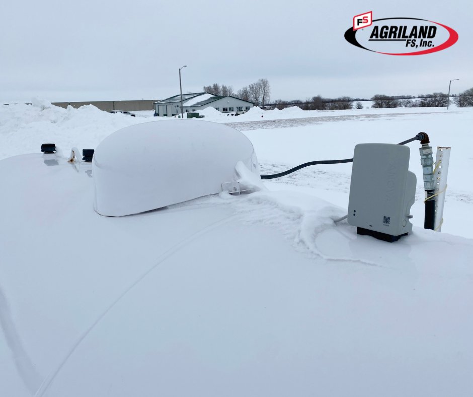 Stay warm in these harsh temperatures by monitoring your propane tank levels from your phone with a propane tank monitor!