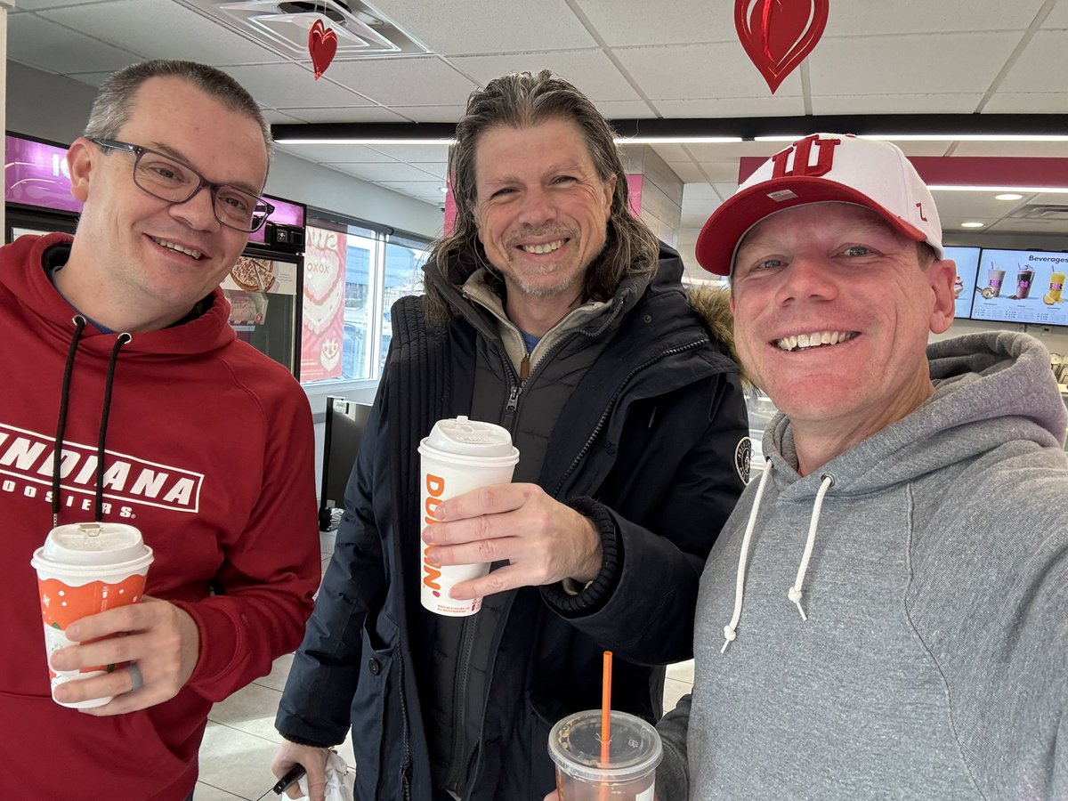 There’s such a buzz and so much camaraderie around Bloomington this week! Everywhere you go people are talking about <a href="/IndianaFootball/">Indiana Football</a>! 
It was fun meeting and celebrating with <a href="/CrimsonCast/">CrimsonCast</a> today! #NationalChamps