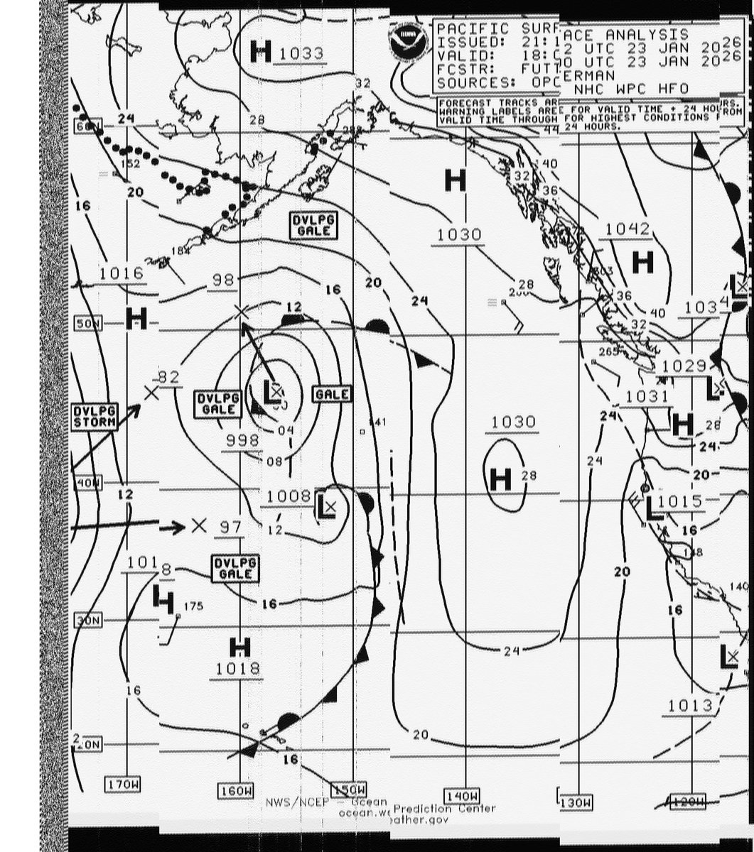 CadiereGerald's tweet photo. Some Afternoon 01/23/2026 #Wefax / #RadioFax 12784.1 KHZ
@Airspy_com #HF+_Discovery #SDRsharp1922 #Fldigi
180ft dipole with a @Nooelec 9:1
Trinsmitted out of Pt. Reyes Ca
Received in Woodland wa CN85 https://t.co/0Fk2HUq4tg