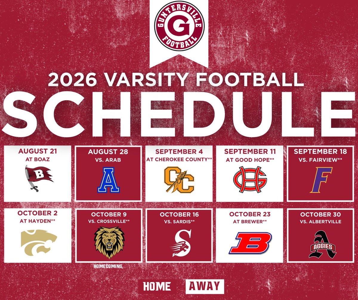 GuntersvilleFootball tweet media