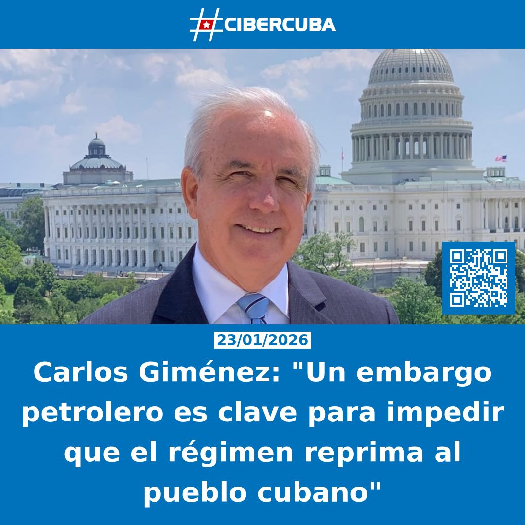 CiberCuba's tweet image. Carlos Giménez: "Un embargo petrolero es clave para impedir que el régimen reprima al pueblo cubano"

Leer más: shrlnk.org/noticias/2026-…
